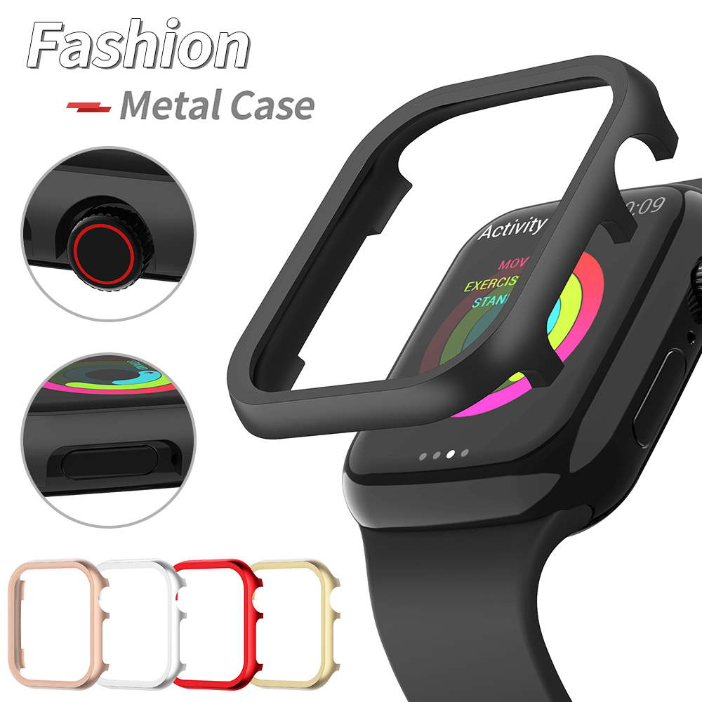 Metal Bumper Aluminum Frame Case - Hollow Metal Cover for Apple Watch