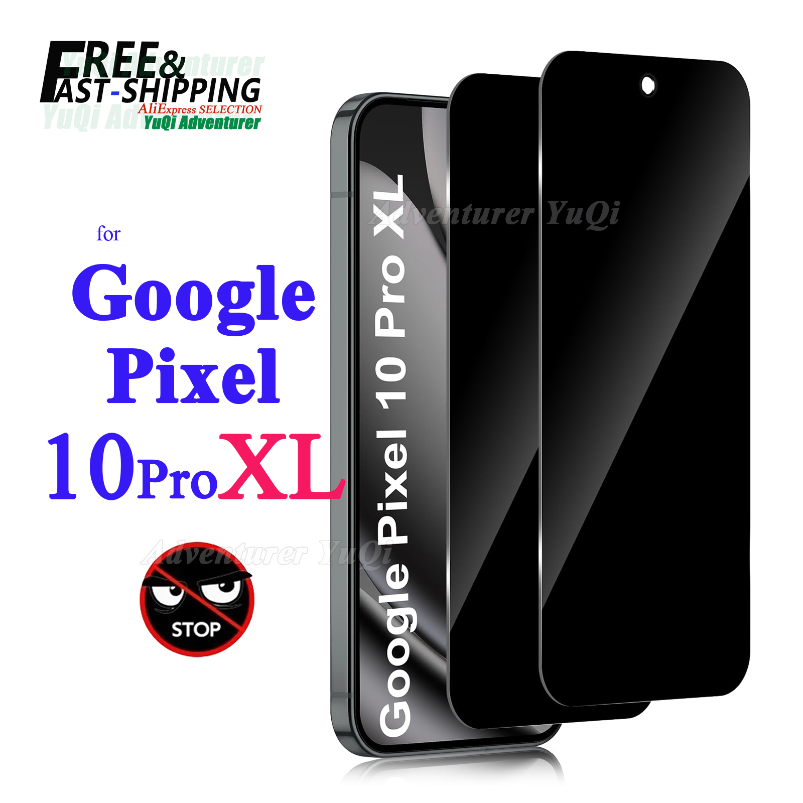 Anti Spy Privacy Glass Case - Anti Spy Screen Protector For Google