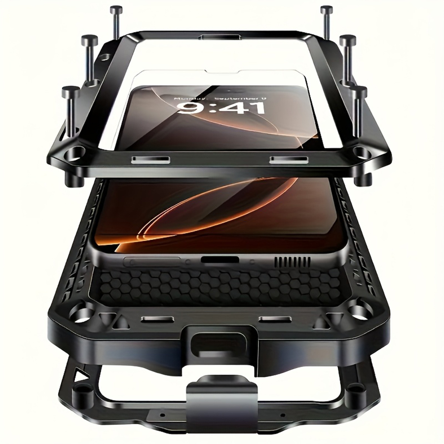 Heavy Duty 360 Full Body Protective Case - Heavy Duty Metal Armor Phone Case