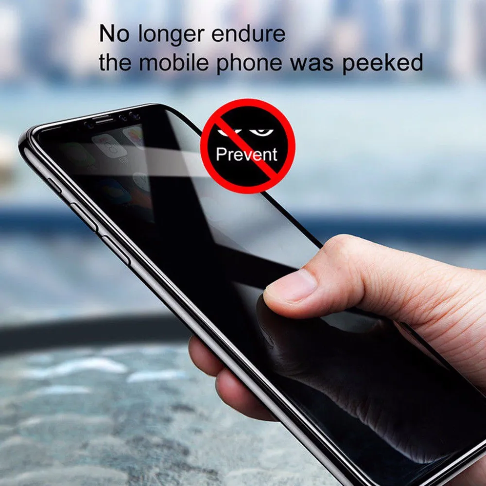 Anti-spy tempered glass screen - Anti Spy Privacy Glass Case recension och pris