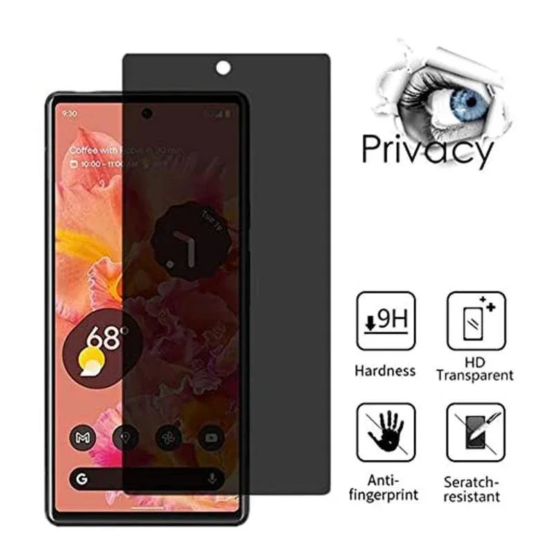 Anti-spy tempered glass screen - Anti Spy Privacy Glass Case recension och pris