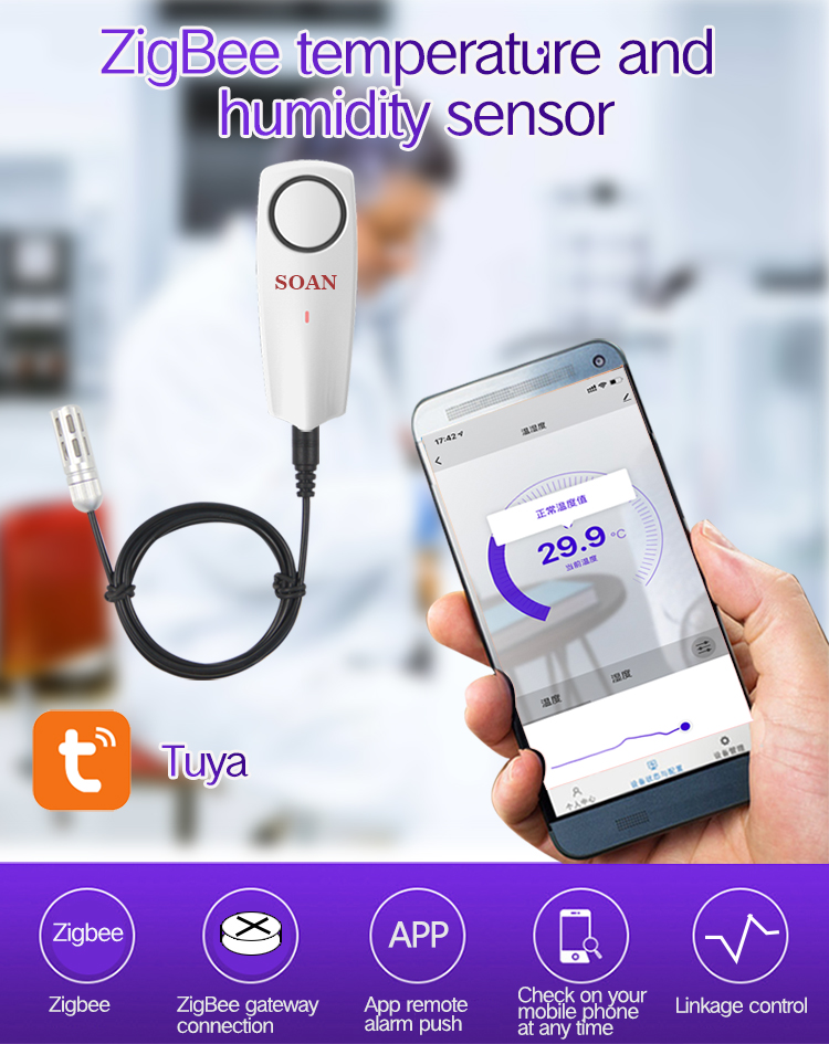 Haozee Tuya Smart Zigbee Hygro - Power Banks recension och pris