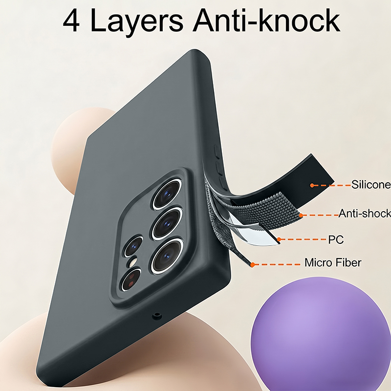 Soft Liquid Silicone Case For  - Liquid Silicone Magnetic Phone Case recension och pris