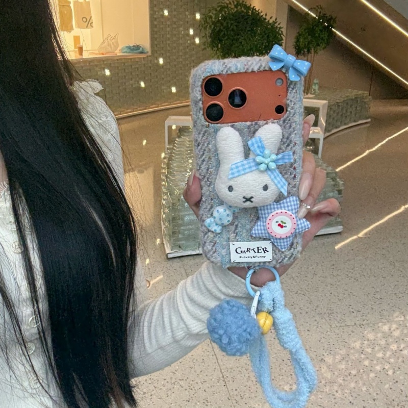Fashion Ins Cute Cartoon fluf - Cute Cartoon Wrist Strap Silicone Case recension och pris