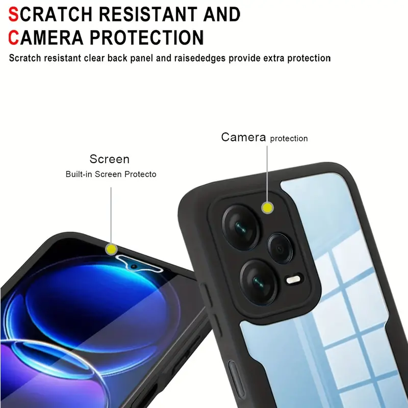 360 Full Body Transparent Case - Heavy Duty 360 Full Body Protective Case recension och pris