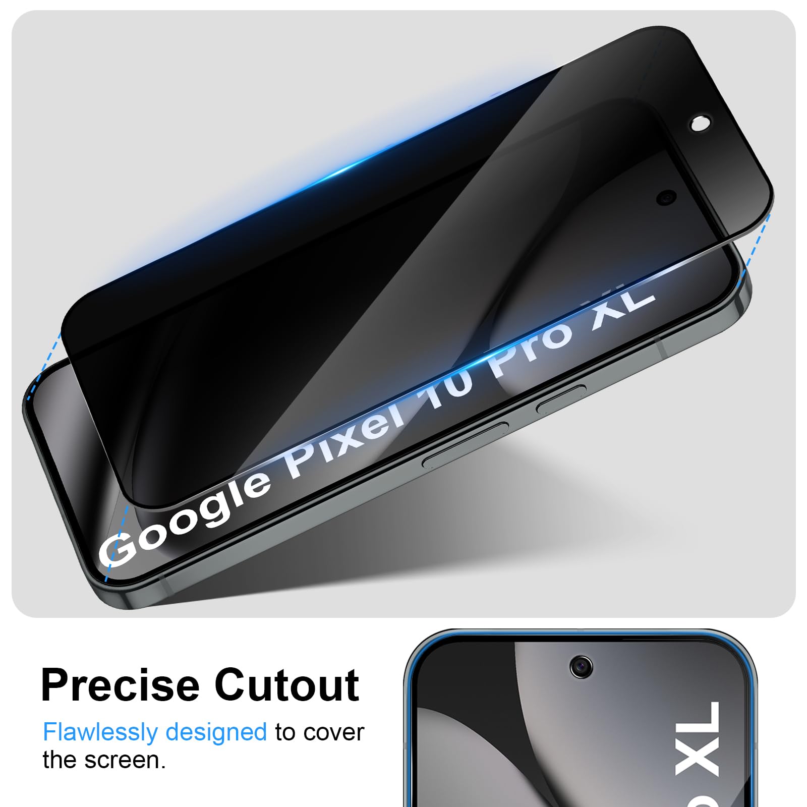 Anti Spy Screen Protector For  - Anti Spy Privacy Glass Case recension och pris