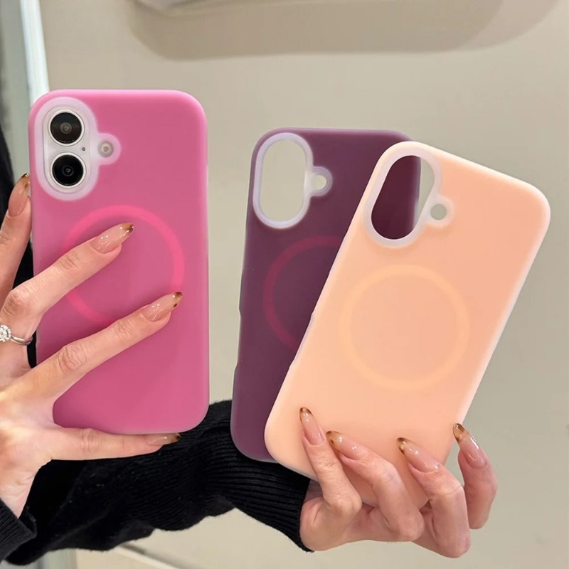 Liquid Silicone Candy Jelly Fo - Liquid Silicone Magnetic Phone Case recension och pris