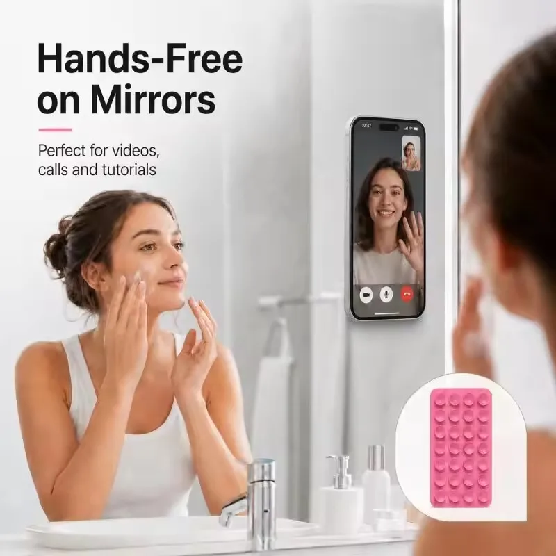 Silicone Wall Suction Cup Brac - Phone Cases recension och pris