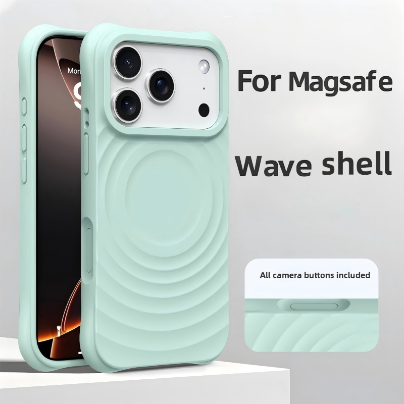 New Offical Liquid Silicone Wa - Liquid Silicone Magnetic Phone Case recension och pris
