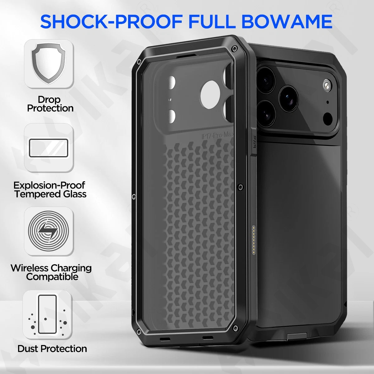 Case For iPhone 17 16 15 14 13 - Heavy Duty 360 Full Body Protective Case recension och pris