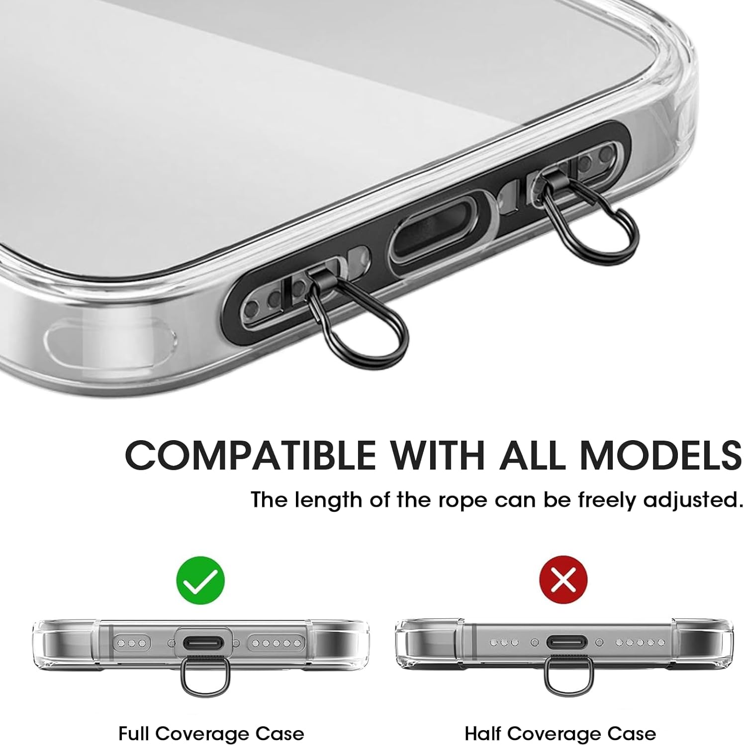 Cell Phone Lanyard, Upgraded D - Crossbody Lanyard Neck Strap Case recension och pris
