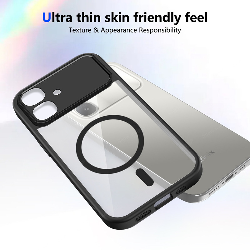 Magnetic Transparent Silicone  - Clear Shockproof Bumper Case recension och pris