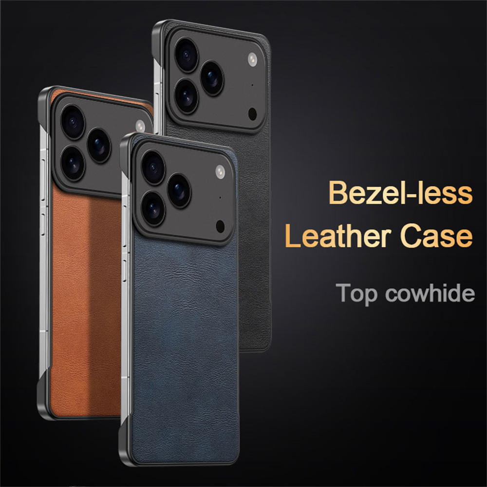 Classic Leather Ultra Thin PC  - Ultra Thin Frameless Phone Cover recension och pris