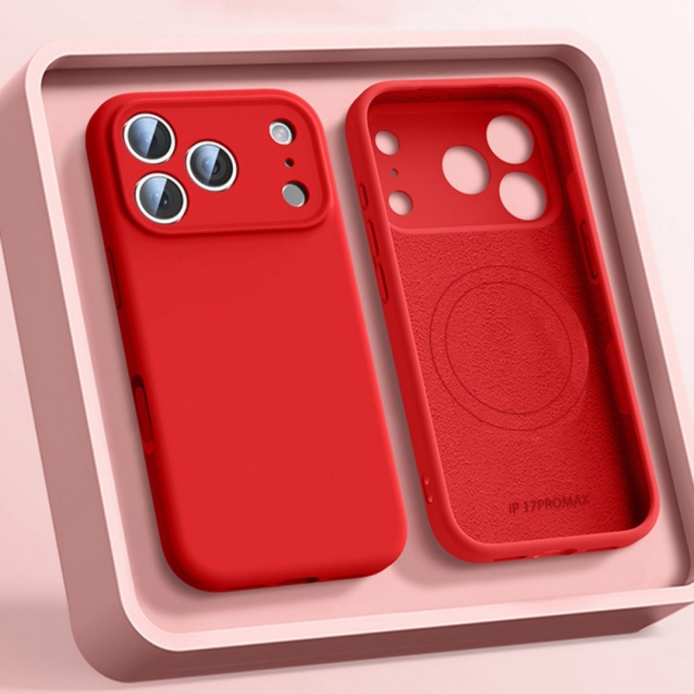 For Magsafe Liquid Silicone Ph - Liquid Silicone Magnetic Phone Case recension och pris