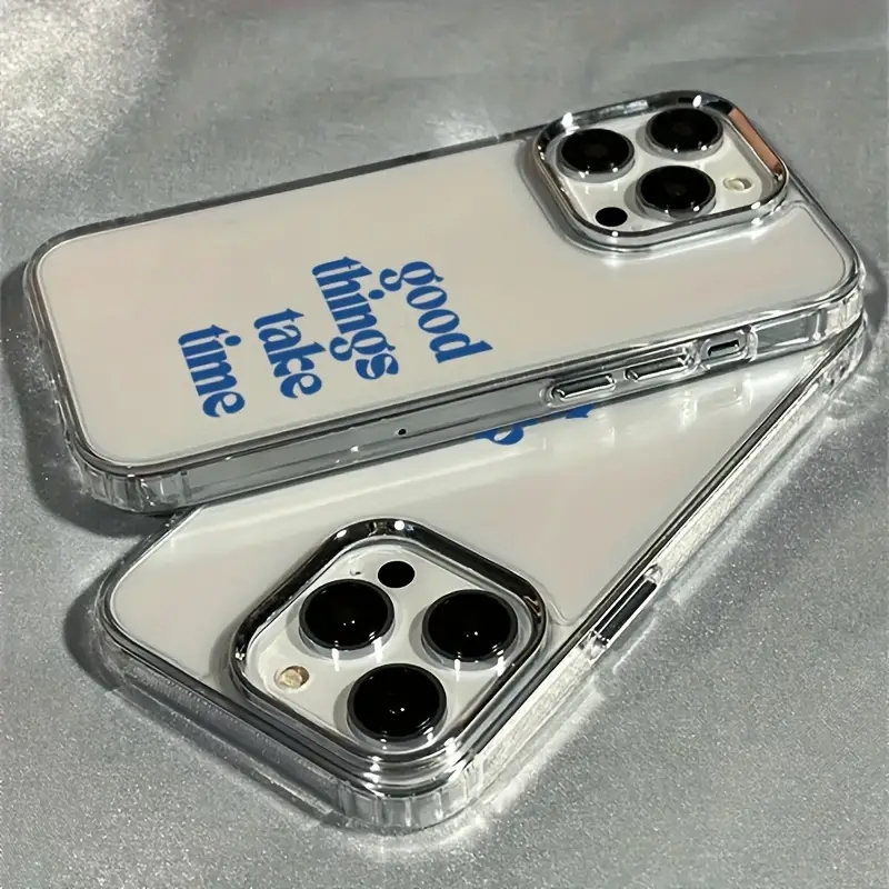 Good Things Take Time Lens Fra - Clear Shockproof Bumper Case recension och pris
