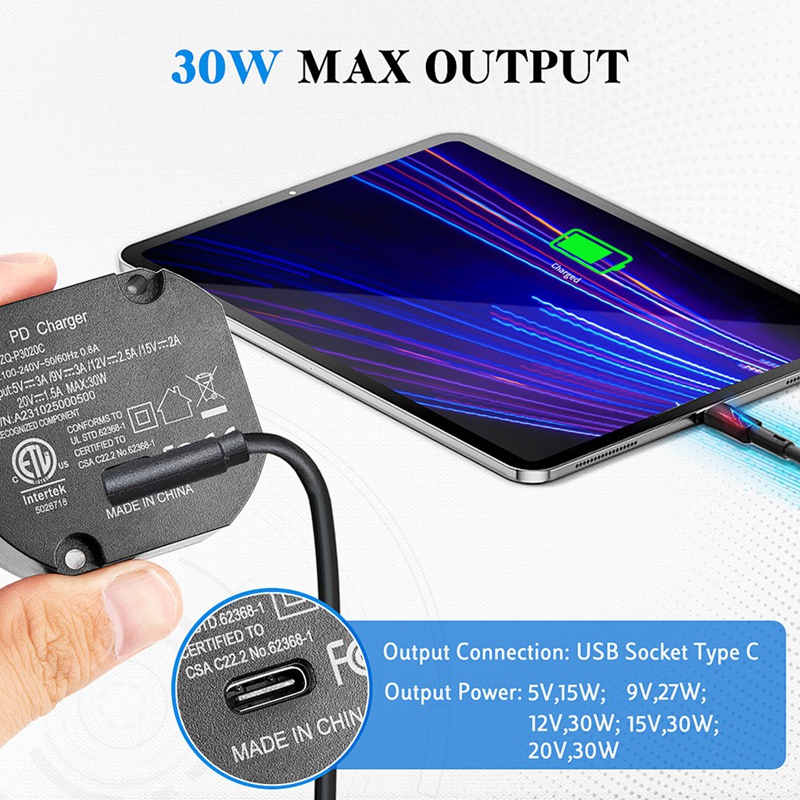 AC to USB C Adapter Flush Wall - Chargers recension och pris