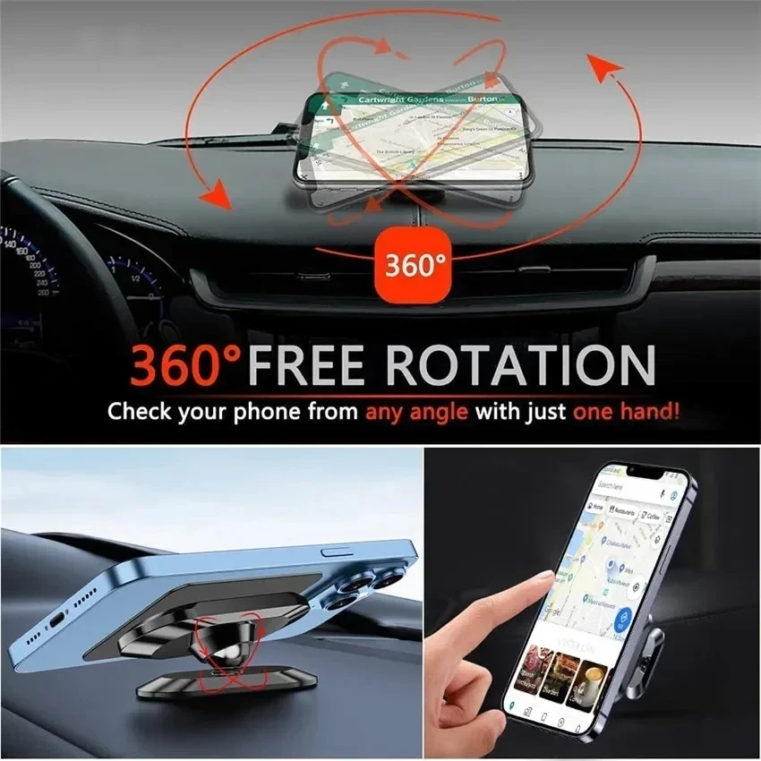 360° Magnetic Car Phone Holder - Phone Stands recension och pris