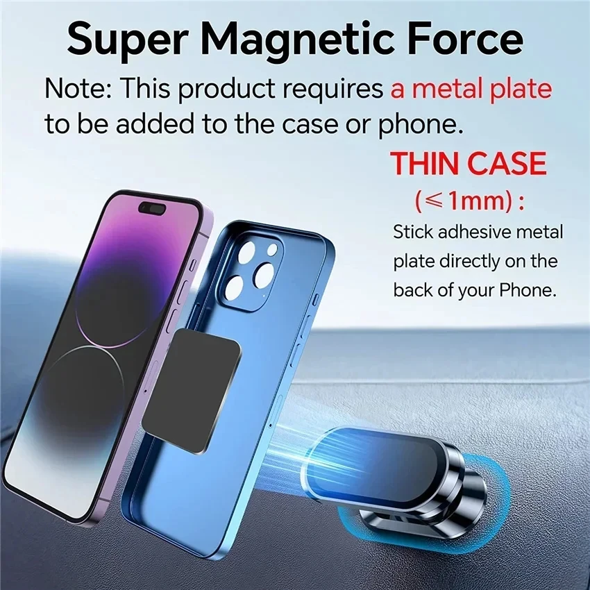 360° Magnetic Car Phone Holder - Phone Stands recension och pris