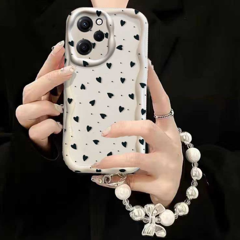 Case For RENO 15 15F 14 PRO 14 - Cute Cartoon Wrist Strap Silicone Case recension och pris