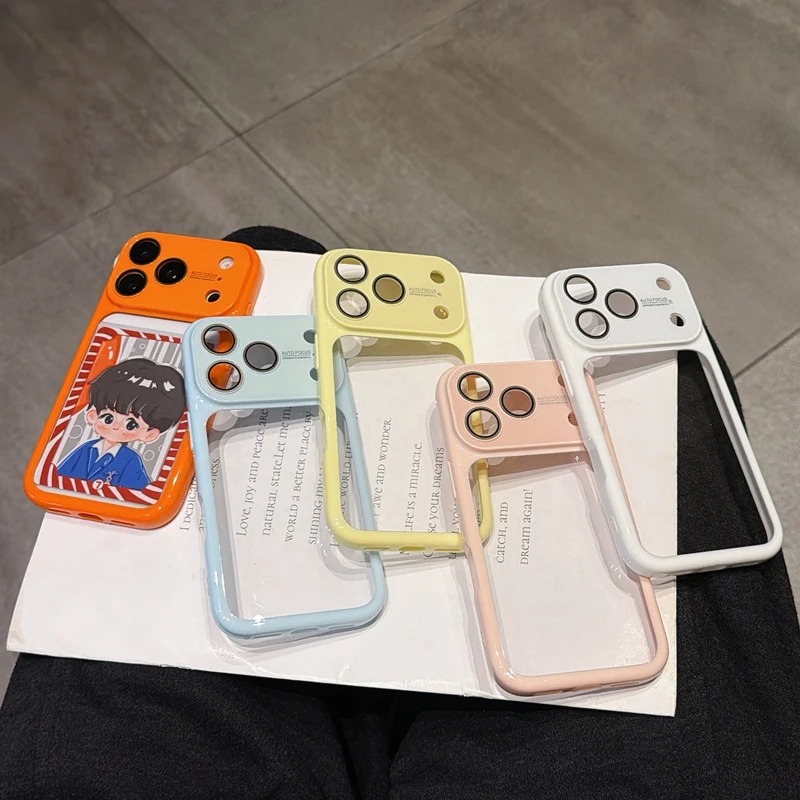 Luxury Transparent Candy Acryl - Clear Shockproof Bumper Case recension och pris