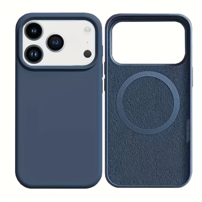 Solid Color Liquid Silicone Ma - Liquid Silicone Magnetic Phone Case recension och pris