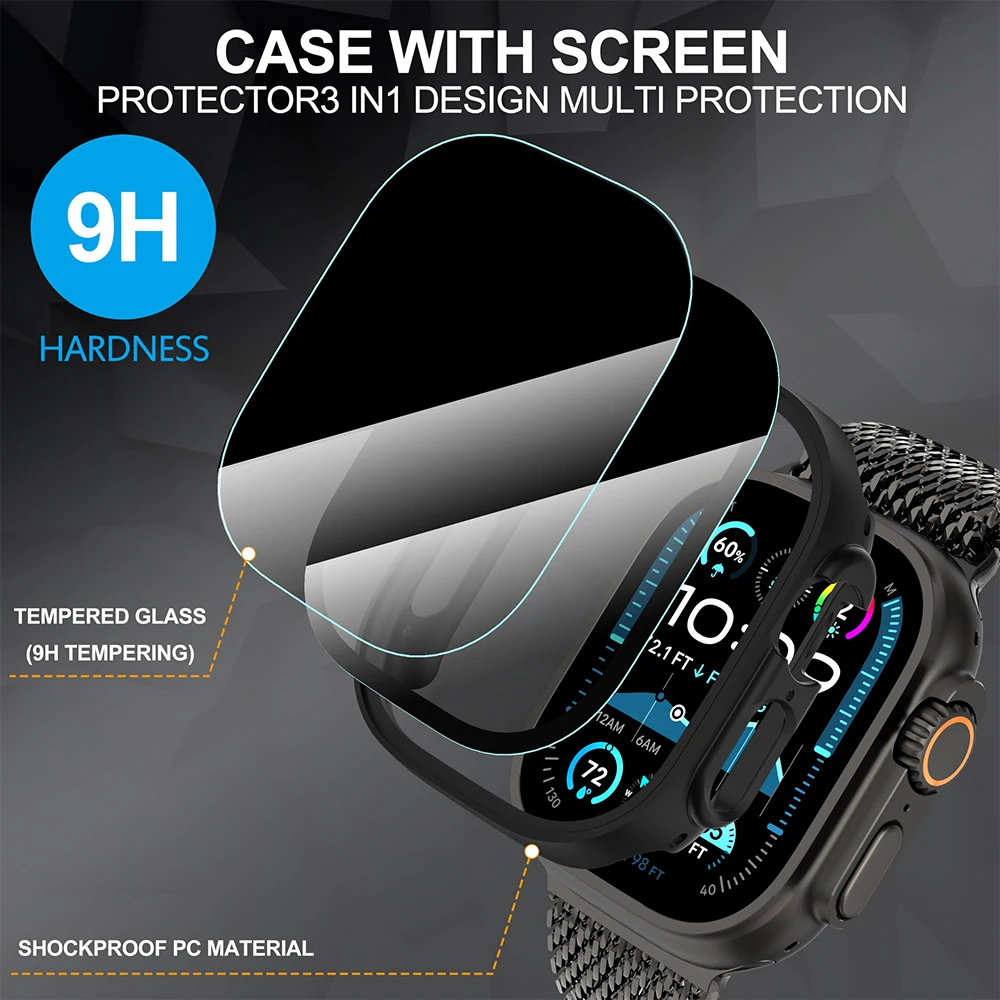 Tempered Glass+Privacy case fo - Anti Spy Privacy Glass Case recension och pris