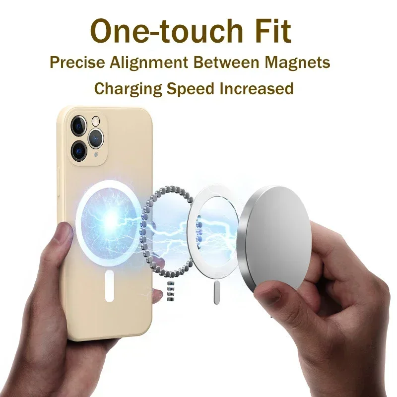 Liquid Silicone Case For iPhon - Liquid Silicone Magnetic Phone Case recension och pris