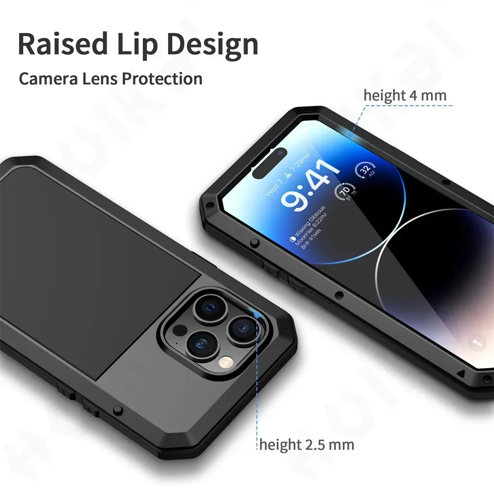 Case For iPhone 16 15 13 12 11 - Heavy Duty 360 Full Body Protective Case recension och pris