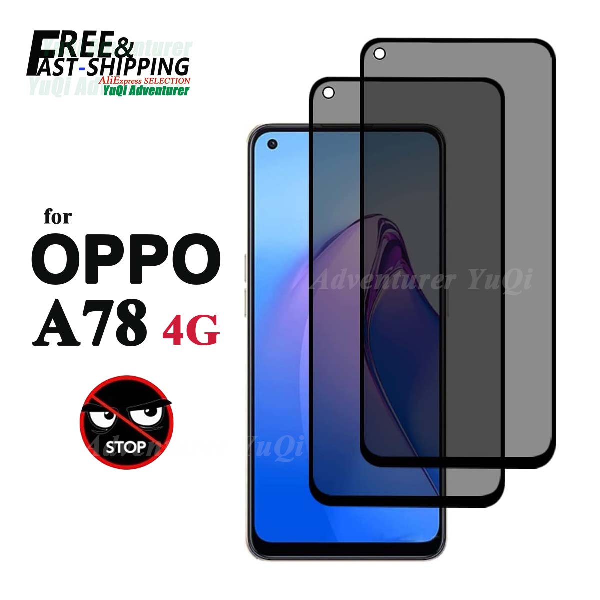 Anti Spy Screen Protector For  - Anti Spy Privacy Glass Case recension och pris