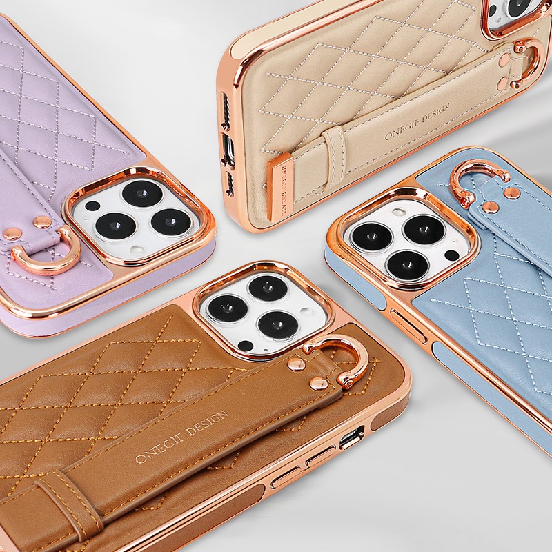Fashionable Luxury Ring Wrist  - Leather Wallet Card Holder Phone Cover recension och pris