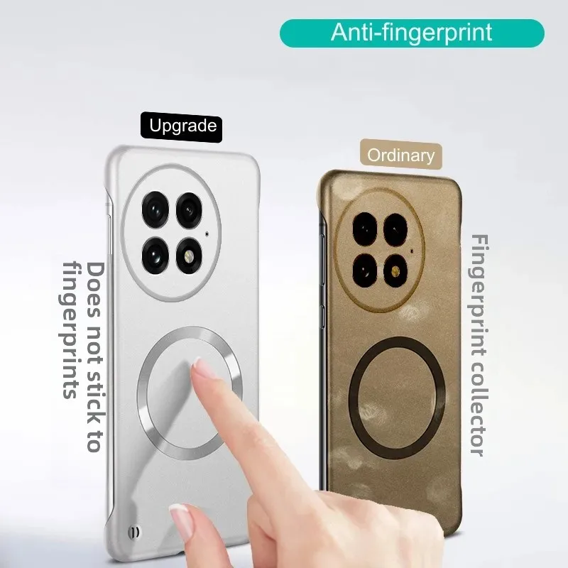 Luxury Ultra Thin Metallic Fra - Ultra Thin Frameless Phone Cover recension och pris