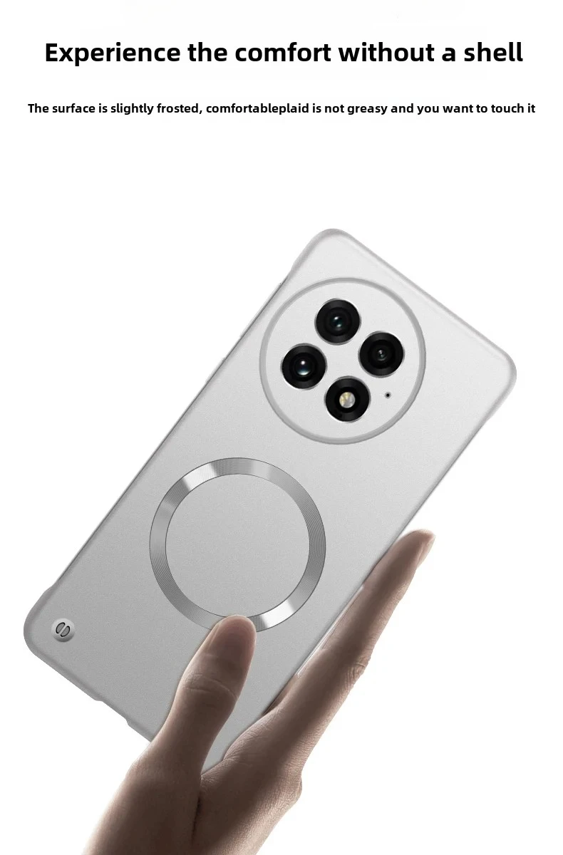 Luxury Ultra Thin Metallic Fra - Ultra Thin Frameless Phone Cover recension och pris