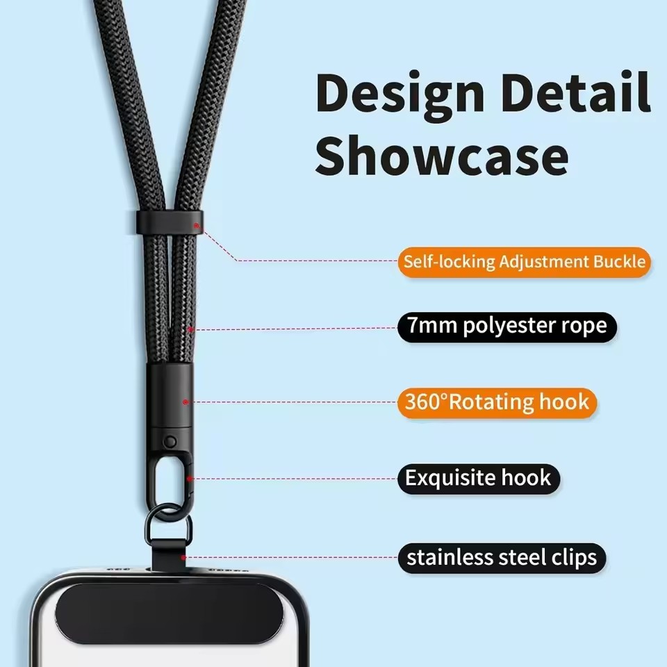 Universal Phone Lanyard with C - Crossbody Lanyard Neck Strap Case recension och pris