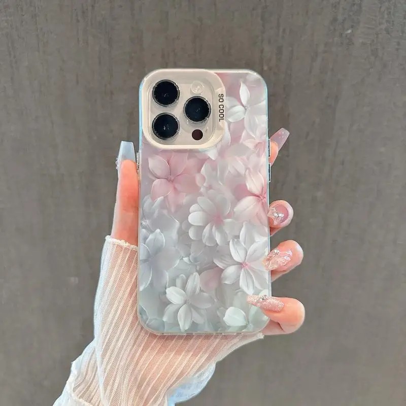 Pink Flower Case for iPhone 15 - Screen Protectors recension och pris