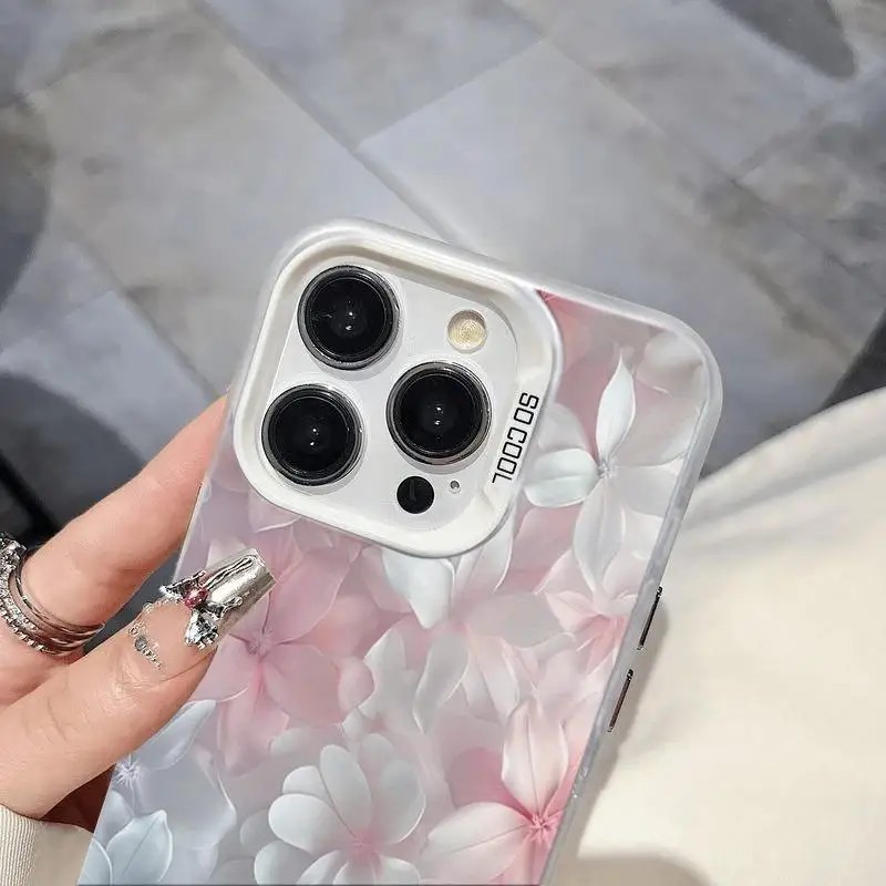 Pink Flower Case for iPhone 15 - Screen Protectors recension och pris