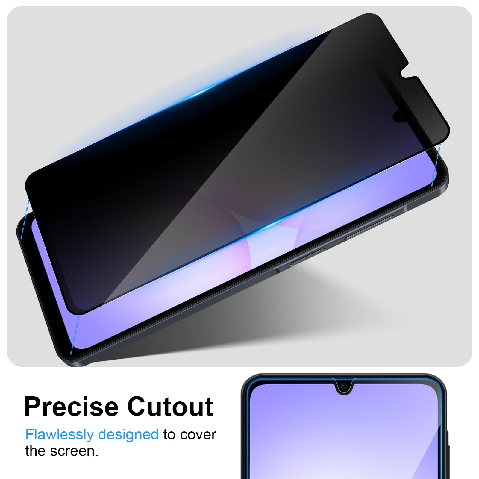 Anti Spy Screen Protector For  - Anti Spy Privacy Glass Case recension och pris