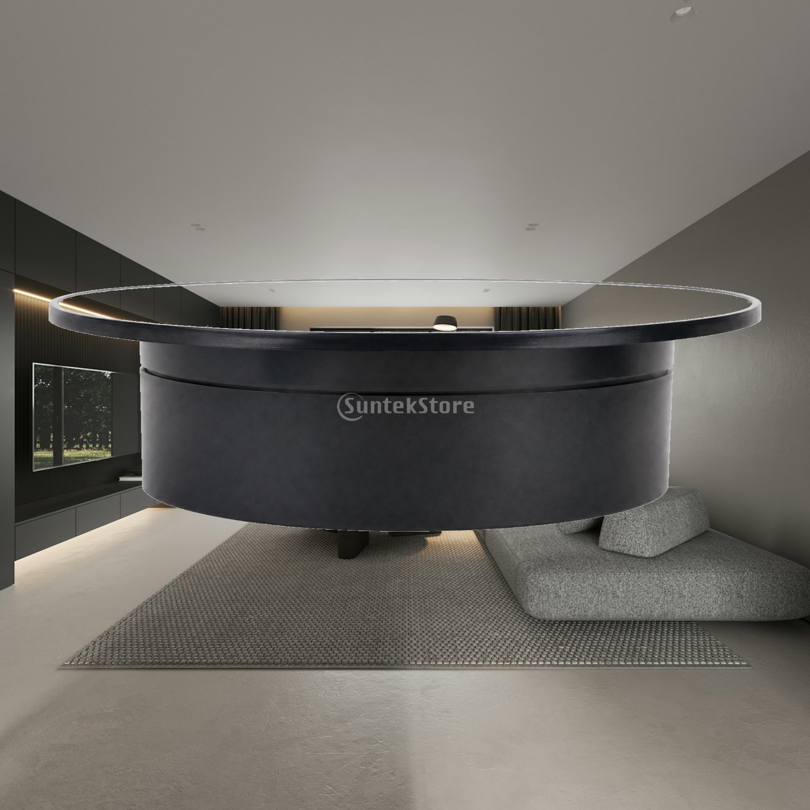 Electric Turntable with Mirror - Phone Stands recension och pris