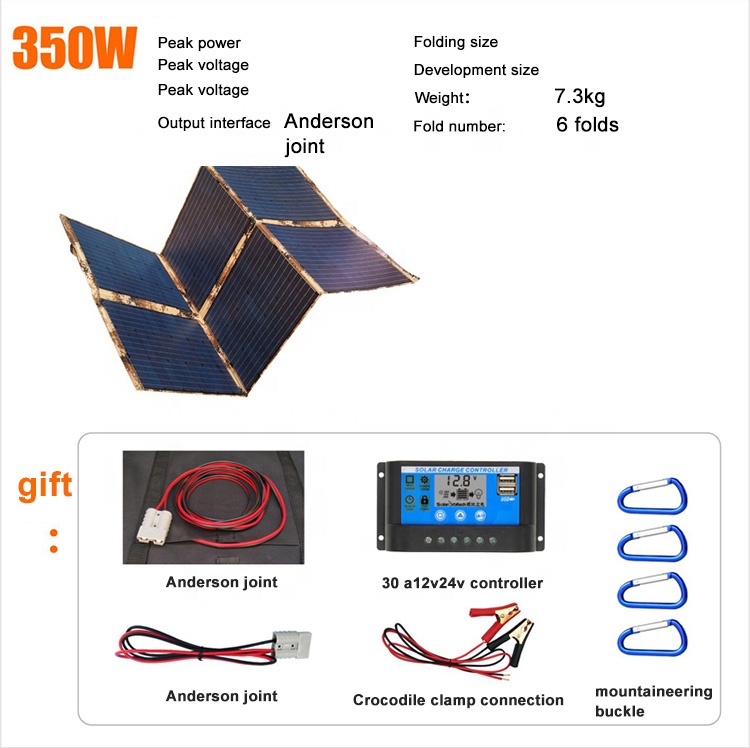 350W Flexible Monocrystalline  - Chargers recension och pris
