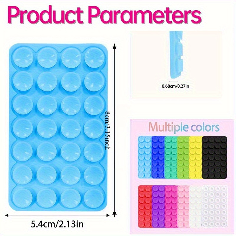 10Pcs Double-Sided Silicone Su - Phone Stands recension och pris