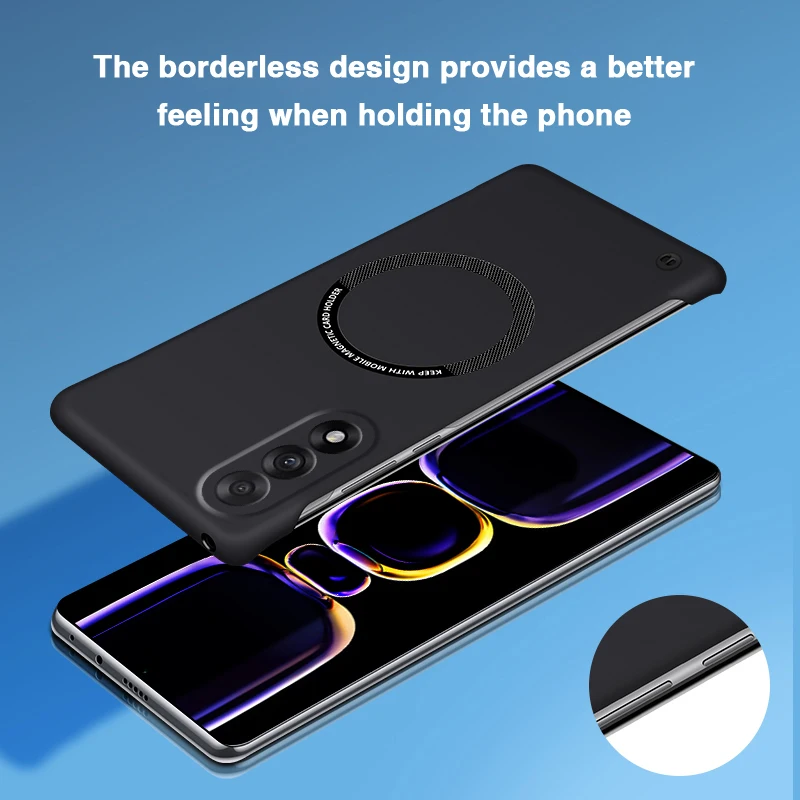 Frameless Hard Phone Case for  - Ultra Thin Frameless Phone Cover recension och pris
