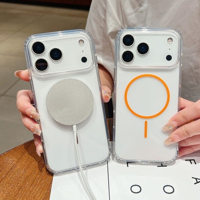 Luxury For Magesafe Magnetic C - Clear Shockproof Bumper Case recension och pris