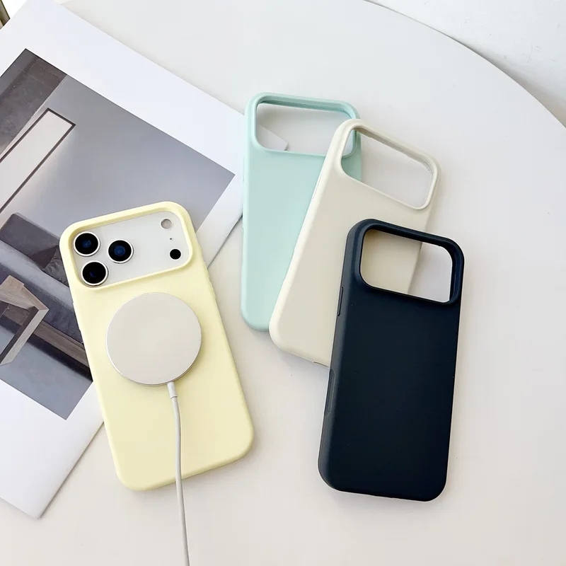 Original Liquid Silicone Case  - Liquid Silicone Magnetic Phone Case recension och pris