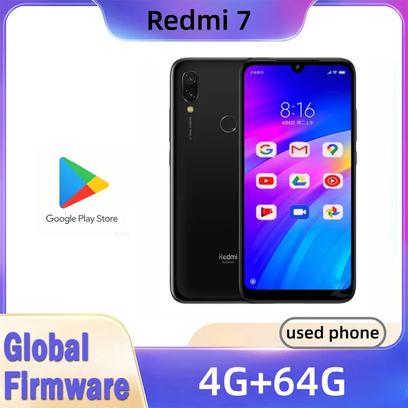 Xiaomi Redmi 7 Cellphone with  - Phone Cases recension och pris