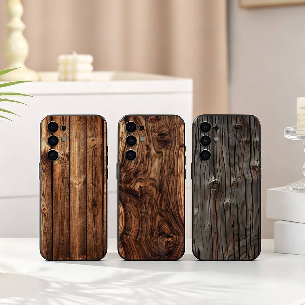 Vintage Wood Grain Pattern  Ph - Vintage Floral Pattern Soft Case recension och pris