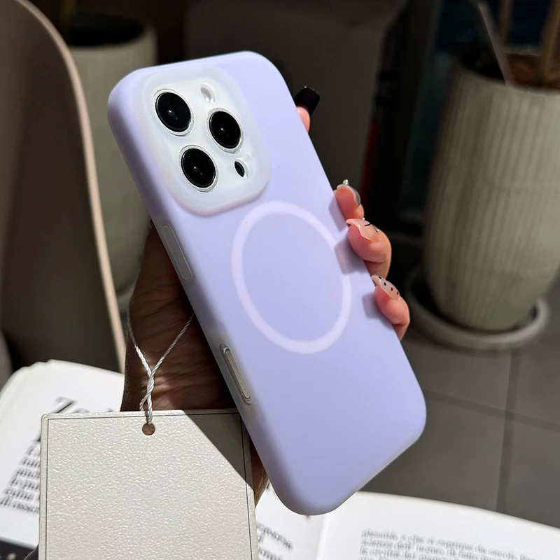 Liquid Silicone Candy Color Je - Liquid Silicone Magnetic Phone Case recension och pris