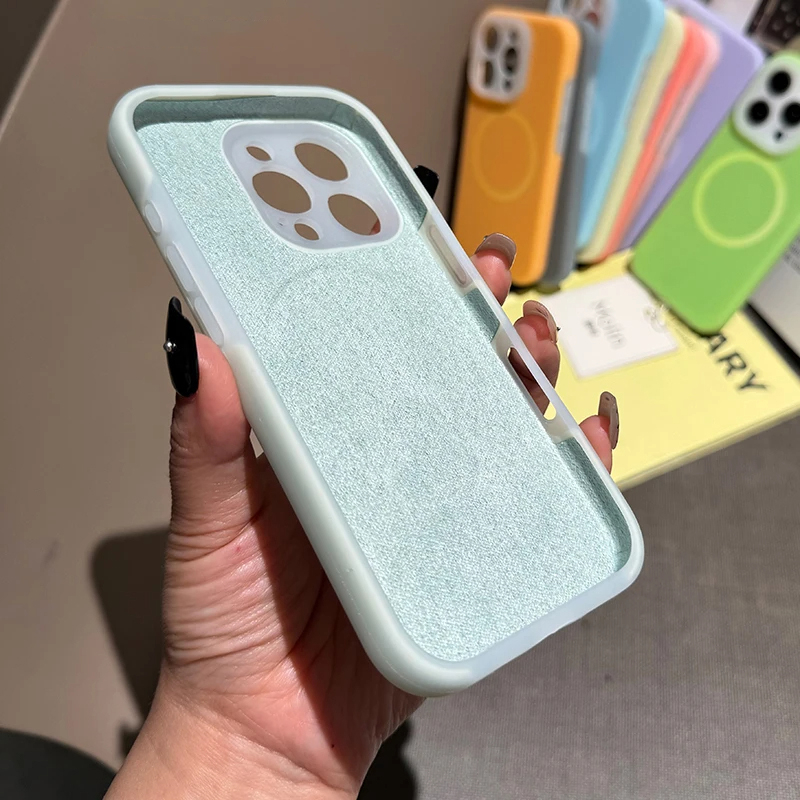 Liquid Silicone Candy Color Je - Liquid Silicone Magnetic Phone Case recension och pris