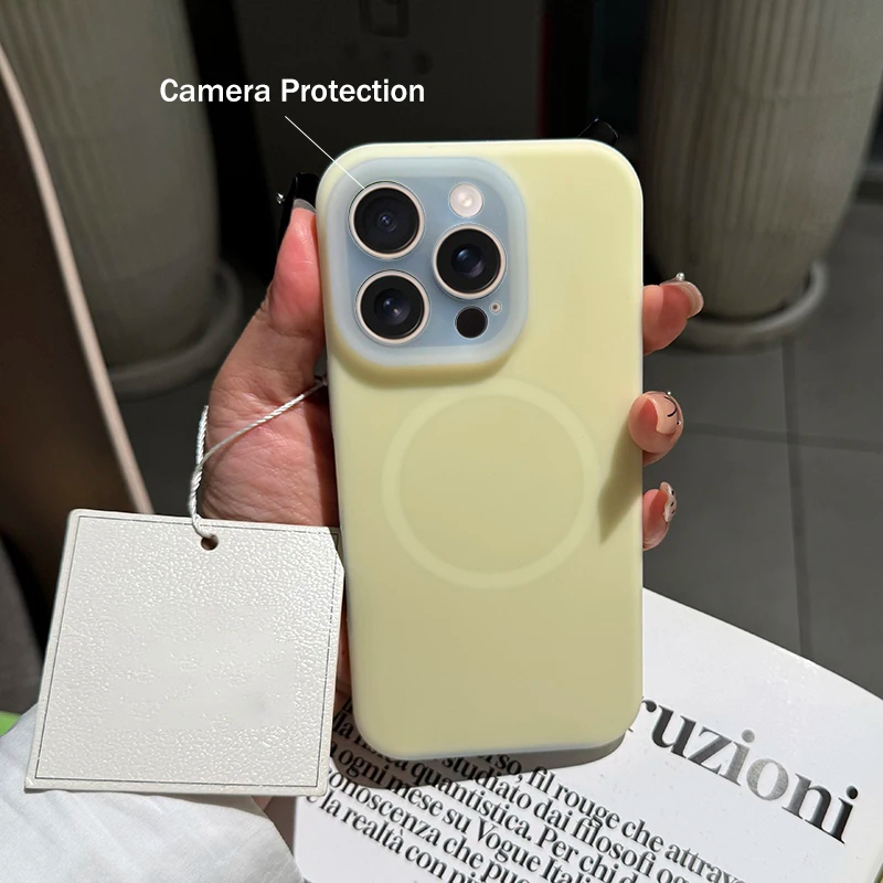 Liquid Silicone Candy Color Je - Liquid Silicone Magnetic Phone Case recension och pris