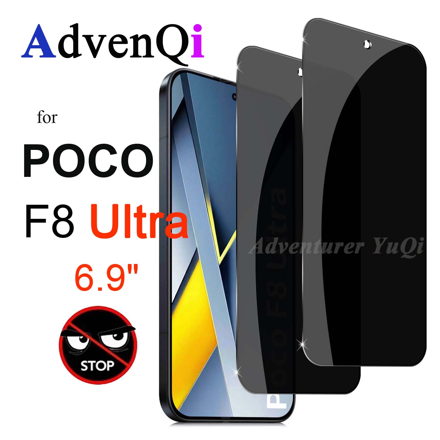 Anti Spy Screen Protector For  - Anti Spy Privacy Glass Case recension och pris