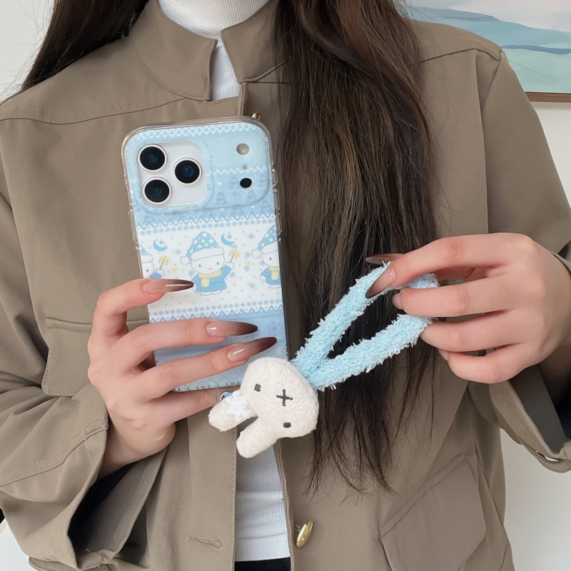 Cute winter Polka Dots hat Mif - Cute Cartoon Wrist Strap Silicone Case recension och pris