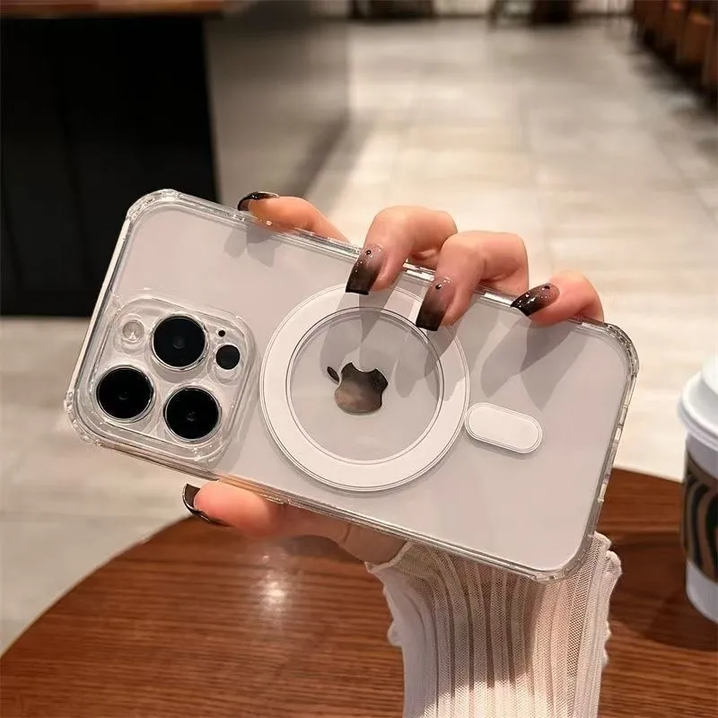 Original For Magsafe Wireless  - Clear Shockproof Bumper Case recension och pris